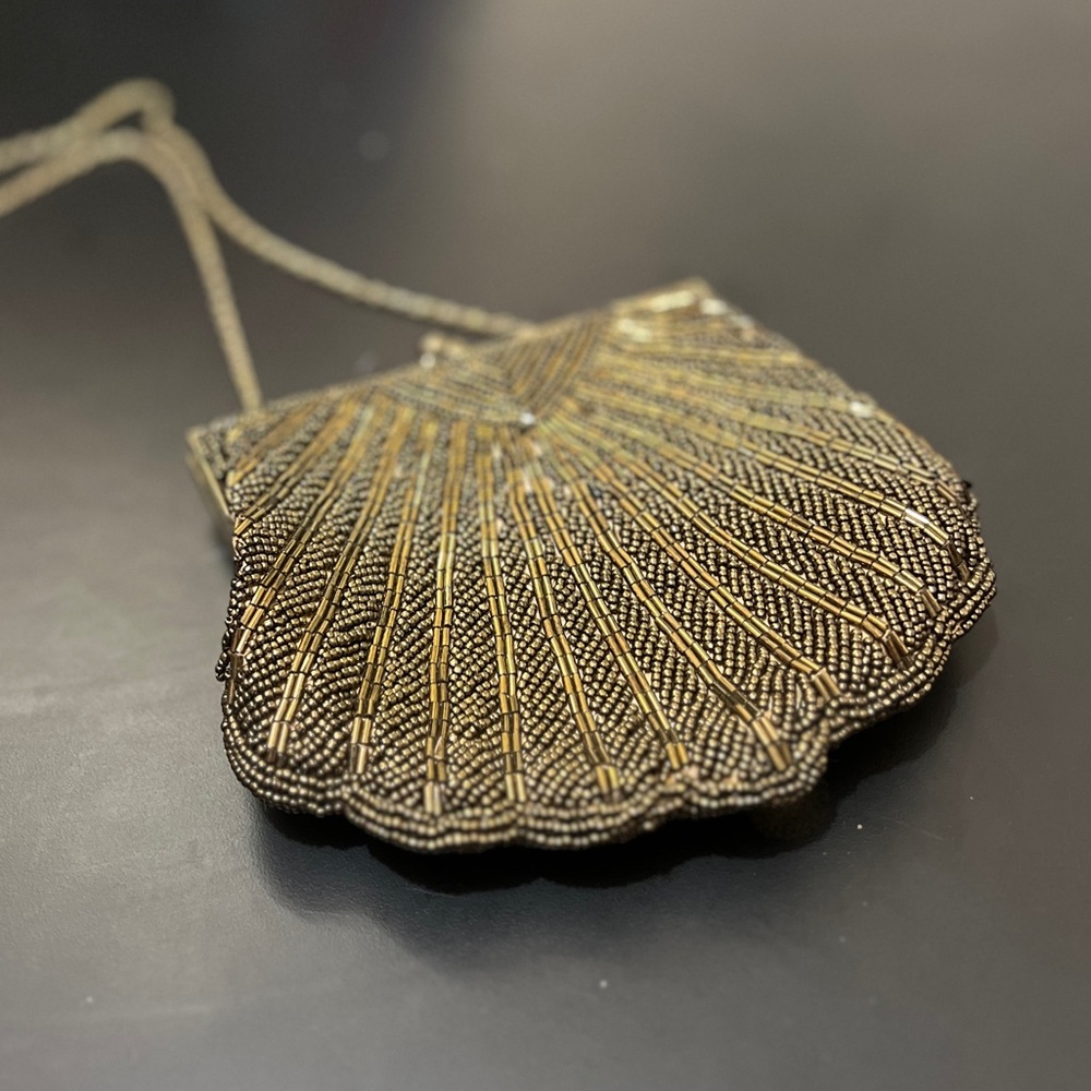 VINTAGE HAND BEADED PURSE 1940S